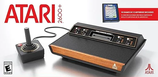 Atari Official 2600+ Console & Joystick - HDMI Output - Includes 10 Games