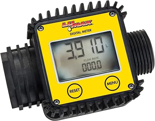 LUMAX LX-1371 Electronic Flow Meter (PPS). Suitable for DEF/Urea/AdBlue. Water Petroleum-Based Chemicals and Chlorinated Solvents.