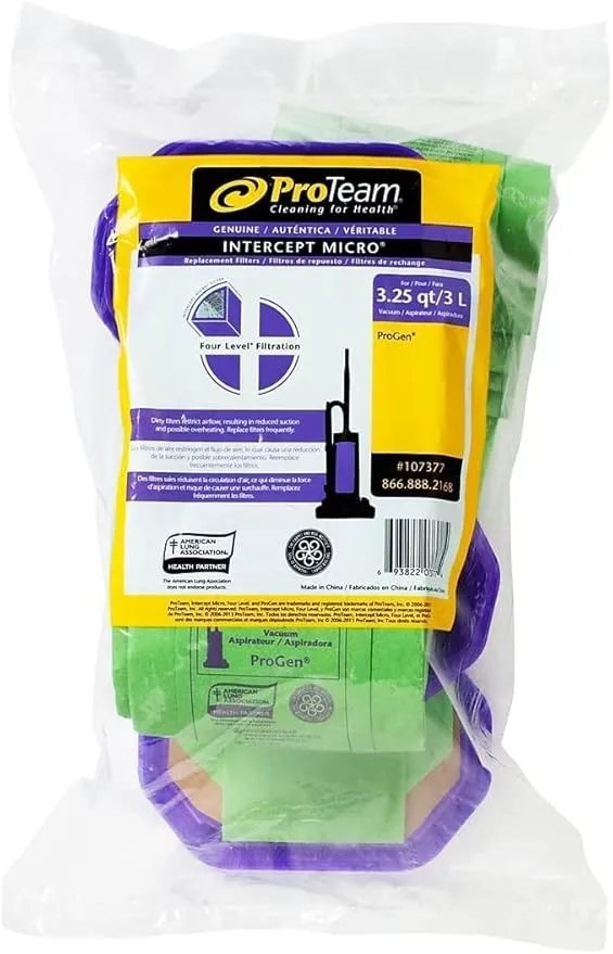 ProTeam 107377 ProGen 12/15 Intercept Micro Filter Bags - 10/PK