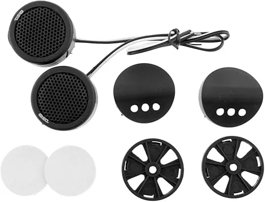 DS18 TWPZ Piezo Super Tweeters 80 Watts Max Power 101dB - High-Fidelity Micro Dome Tweeters for Crystal-Clear Sound - Pair