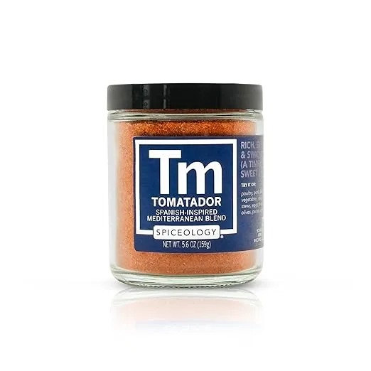 Spiceology - Tomatador – Spanish-Inspired Mediterranean Spice Blend - All-Purpose Rubs, Spices and Seasonings - Use on: Chicken, Fish, Potatoes, Vegetables, Pastas, Stews and Bloody Mary’s - 5.6 oz