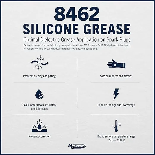 MG Chemicals - 8462-1P Translucent Silicone Grease, 1 pint Tub