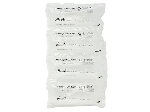 4X8 Air Pillow Cushion Film for Mini Pak'R Machine, Handy Pak Mini and Handy Pak Pro 1312ft 400m Roll