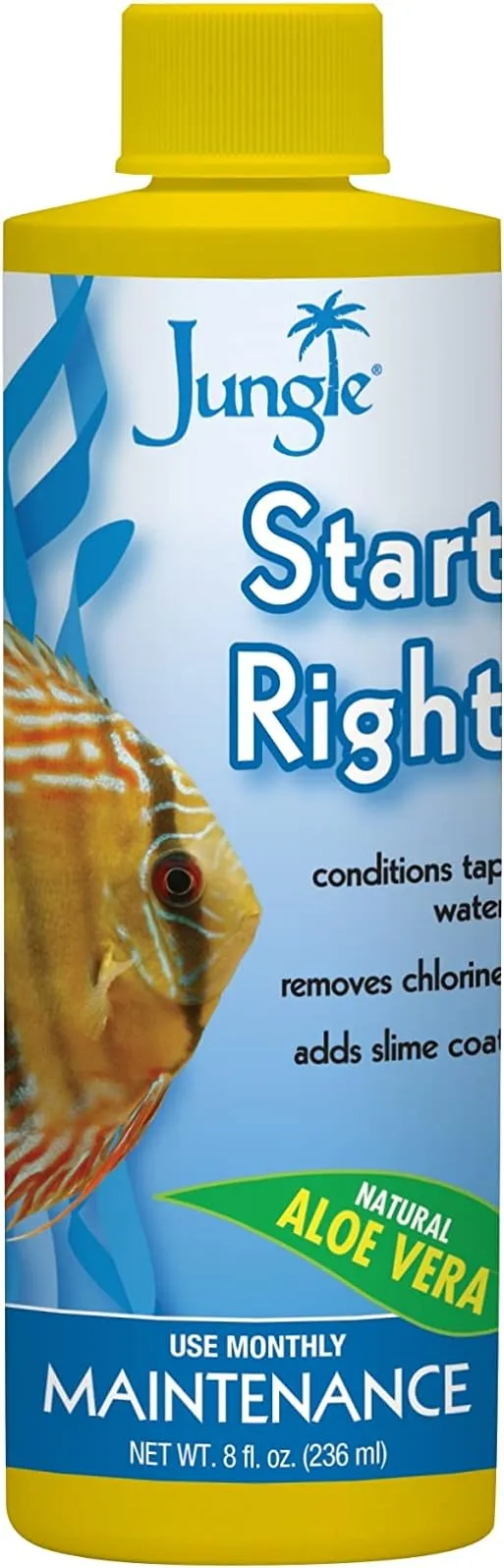 Jungle NL075W Start Right Complete Water Conditioner Liquid, 8.00-Ounce, 236-ml