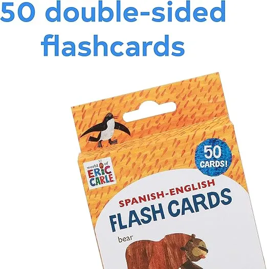World of Eric Carle (TM) Spanish-English Flash Cards: (Bilingual Flash Cards for Kids, Learning to Speak Spanish, Eric Carle Flash Cards, Learning a Language)