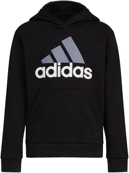 adidas Boys' Long Sleeve Fleece Pullover Hoodie