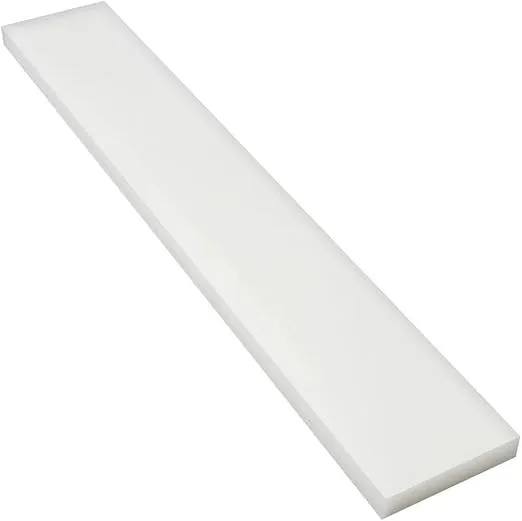 4" X 24" X 3/8" UHMW Plastic Jig Stock