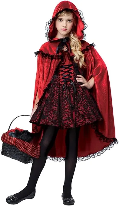 California Costumes girls Deluxe Red Riding HoodCostume