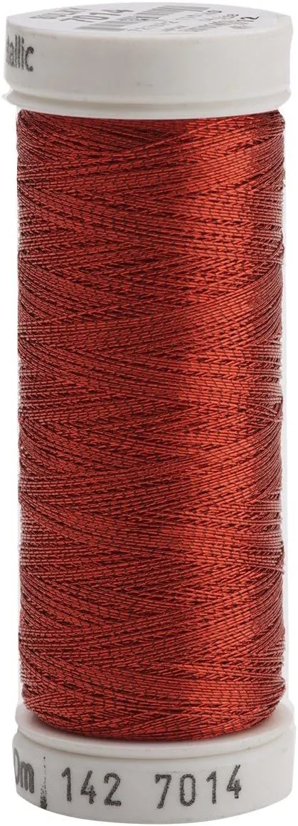 Sulky 142-7014 Metallic Thread for Sewing, Christmas Red