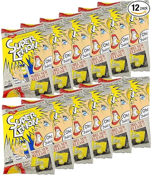 Nobel Super Lemon Candy 3.1oz (12 Pack)