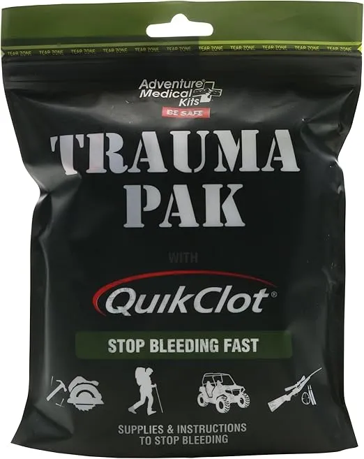 Adventure Medical Kits Trauma Pak First Aid Kit with QuikClot Sponge