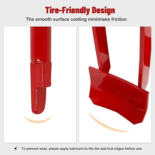 Manual Tire Changer, Portable Hand Bead Breaker Tire Mounting Tool for 8" to 16" for Car Truck Home Garage Small Auto Shop Lawn Mower