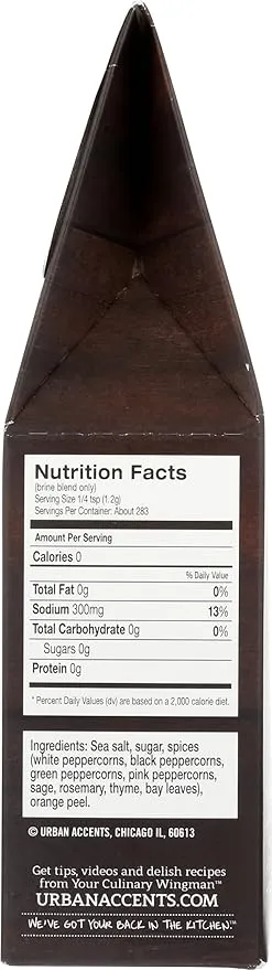 Urban Accents Gourmet Gobbler Turkey Brine Kit, 12.75 Ounce