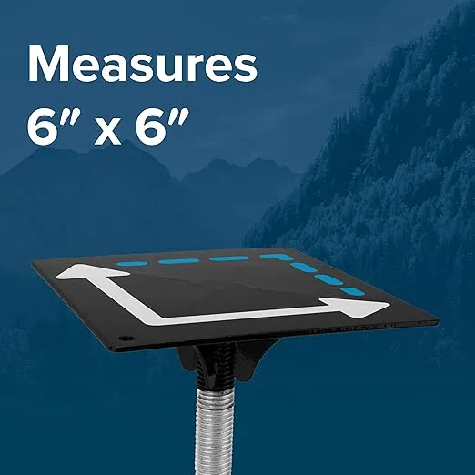Camco Adjustable RV Stabilizer, 6-Inches x 6-Inches - Gives Your RV Greater Stability Under The Front or Rear (44531)