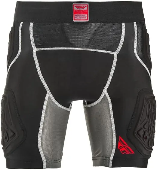 Fly Racing Barricade Compression Shorts (Black, Large)