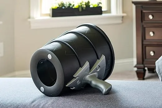 Airzooka Toysmith, Blast A Harmless Ball Of Air Toy, Black, All Ages - Adults Too