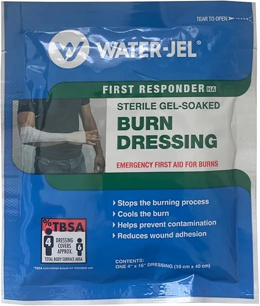 Water Jel Burn Dressing, Sterile 4 X 16 from Rescue Essentials