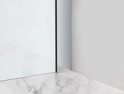 Aston SEN984EZ.UC-CH-523480-L Coraline XL Shower Enclosure, Polished Chrome, Clear-Left