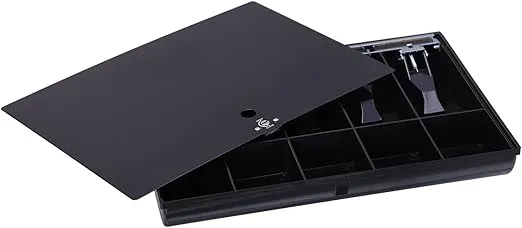 Sparco 15505 Money Tray, w/ Locking Cover, 16-Inch x11-Inch x2-1/4-Inch , Black