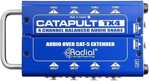 Radial Catapult TX4 4-channel Cat 5 Audio Snake Module