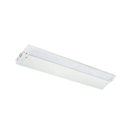 Kichler 4U Series 22" 120V LED Under Cabinet Light in White, 3000K, (22" L x 4.5" W x 1"H), 4U30K22WHT