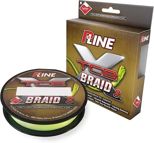 P-Line TCB 8 Carrier 150-Yard Braided Fishing Line