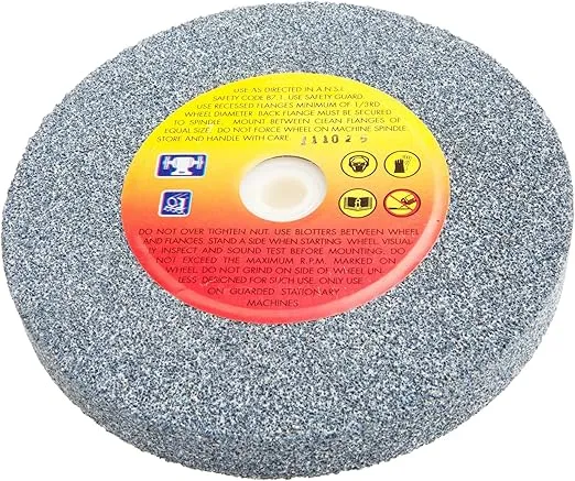 Forney 72401 Bench Grinding Wheel, Vitrified with 1-Inch Arbor, 36-Grit, 6-Inch-by-3/4-Inch
