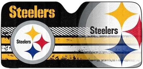 Pittsburgh Steelers Auto Sun Shade - 59''x27''