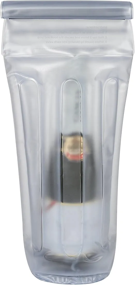 Travelon Inflatable Bottle Pouch, Clear, One Size