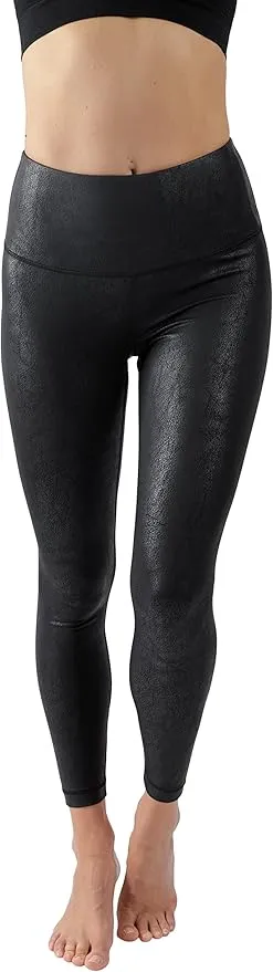 90 Degree By Reflex Womens High Waist Squat Proof Ankle Length Printed Leggings