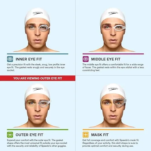 Speedo Kids' Swim Goggles Hydrospex Ages 6-14