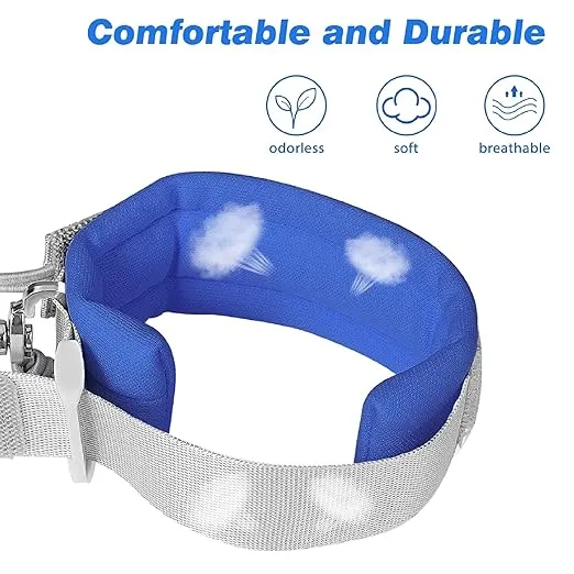 Zooawa Toddler Leash, Toddler Kids Harness Anti Lost Wrist Link with Magnetic Lock, Reflective Safety Baby Child Walking Wristband Leash for 2,3,4 Years Old Boys Girls, Blue