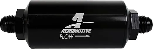 Aeromotive 12375 Filter, In-Line, 10-Micron Microglass Element, 2" OD