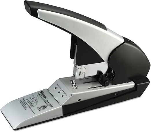 Bostitch Office Auto 180 Xtreme Duty Automatic Stapler, 2-180 Sheets, Silver/Black (B380HD)