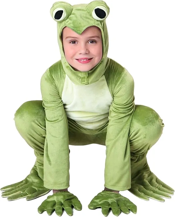 Child Deluxe Frog Costume