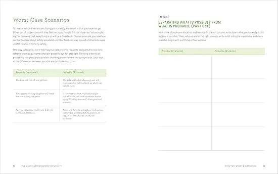 The Mindfulness Workbook for Anxiety: The 8-Week Solution to Help You Manage Anxiety, Worry & Stress