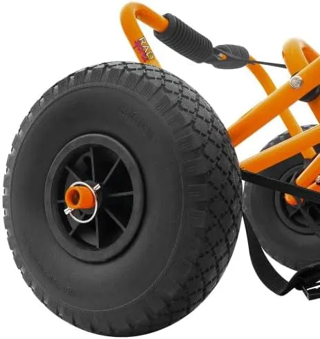 RAD Sportz Kayak Trolley Pro Premium Kayak Cart with NO-Flat Airless Tires 150 LB Capacity Orange with Free Mesh Carry Bag
