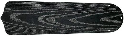 Craftmade B552S-OFB Outdoor Standard All-Weather Fan Blades Replacement 52-Inch, Flat Black, Set of 5