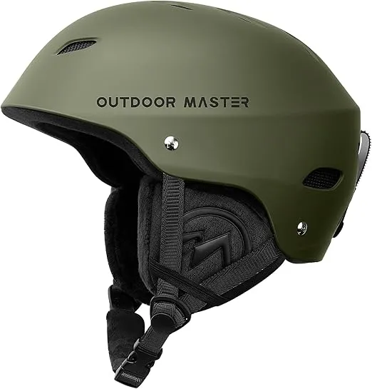 OutdoorMaster Kelvin Ski Helmet - Snowboard Helmet for Men, Women & Youth