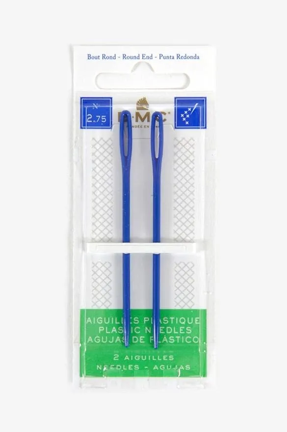 DMC Plastic Hand Needles-2-3/4 Inch 2/Pkg