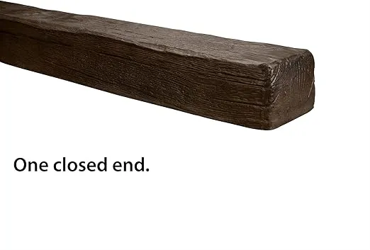 5APD10007 5-7/8 in. x 3-7/8 in. x 12 ft. 9 in. Faux Wood Beam, Walnut