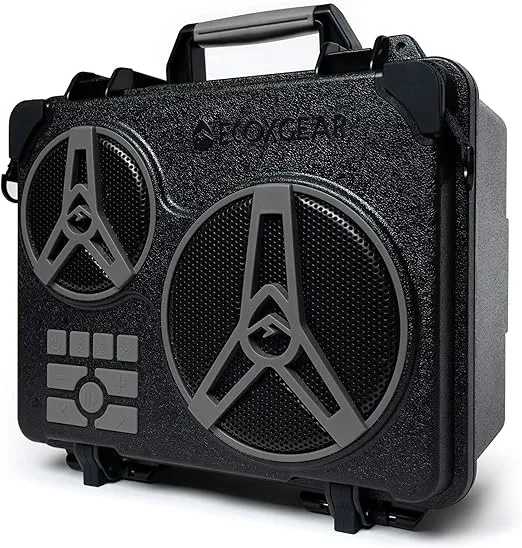 ECOXGEAR: EcoJourney Bluetooth Speaker with Dry Storage 50+ Hours of Playtime 100% Waterproof IP67 Rugged and Loud(Gray)