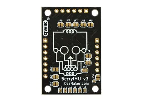 BerryIMUv3-10DOF - an Accelerometer, Gyroscope, Magnetometer and Barometric/Altitude Sensor