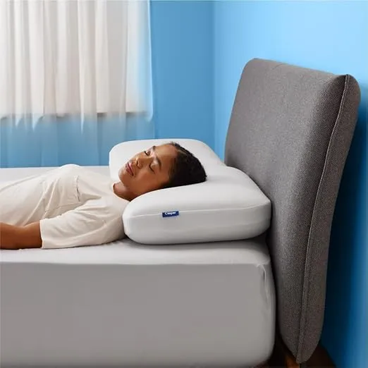 Casper Sleep, Standard Essential Cooling Foam Pillow, White