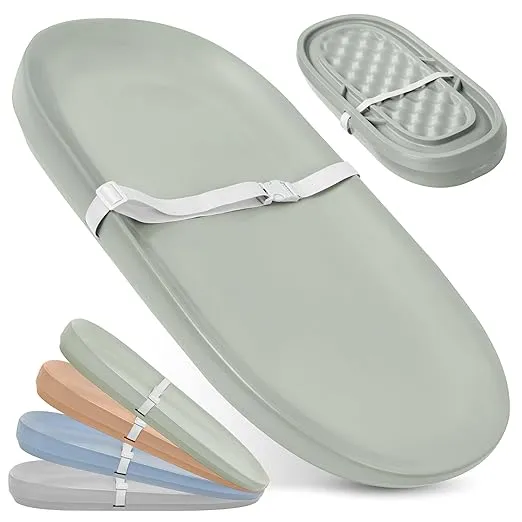 Jool Baby Waterproof Baby Changing Pad - Easy to Clean, Lightweight & Portable - Large Foam Cushion for Comfort (Sage)