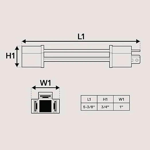 True Mods 2pc H4 (9003/HB2) Headlight Socket Converter Kit [for H4652, H4656, H4666, H6545] [Plug and Play] Head Light Wiring Harness Connector Plug