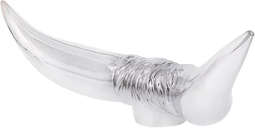 United Pacific 72005 Heavy-Duty Chrome Bull Horn Hood Ornament, Cast Metal Construction, Universal Two Stud Installation, Detailed Design - ONE Unit
