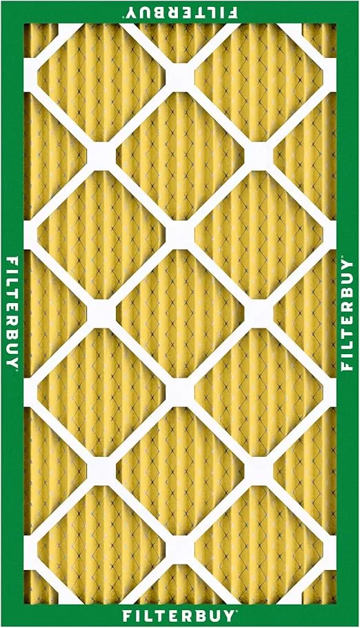 Filterbuy 16x24x1 Air Filter MERV 11 Allergen Defense (4-Pack), Pleated HVAC AC Furnace Air Filters Replacement (Actual Size: 15.38 x 23.38 x 0.75 Inches)