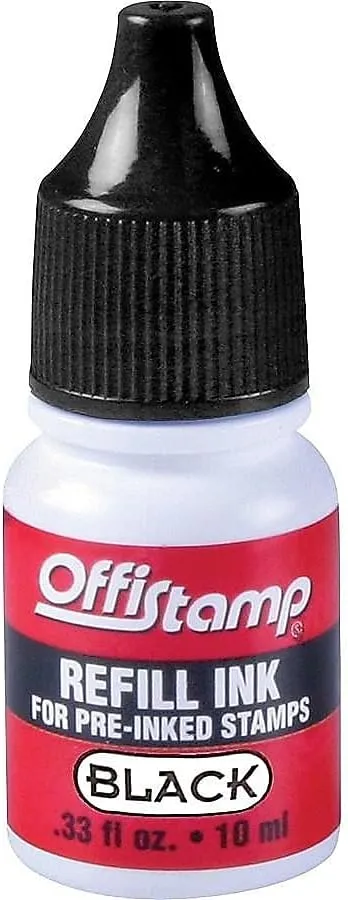 819373 Offistamp Ink Refill Black Ink (090724)