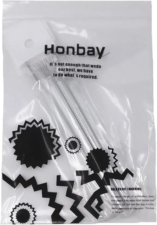 Honbay Pack of 2 Sets Clay Pottery Sculpture Feather Wire Texture + Pro Needle Detail Tools